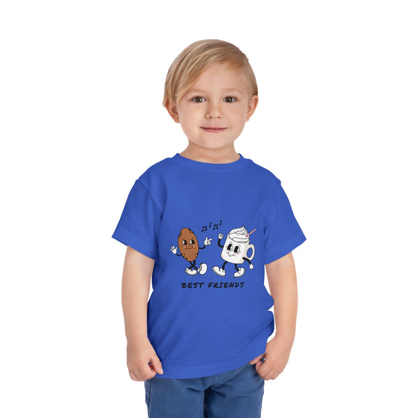 Toddler Short Sleeve best - friends Tee
