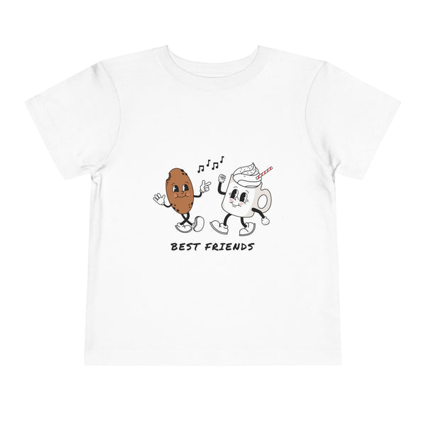 Toddler Short Sleeve best - friends Tee