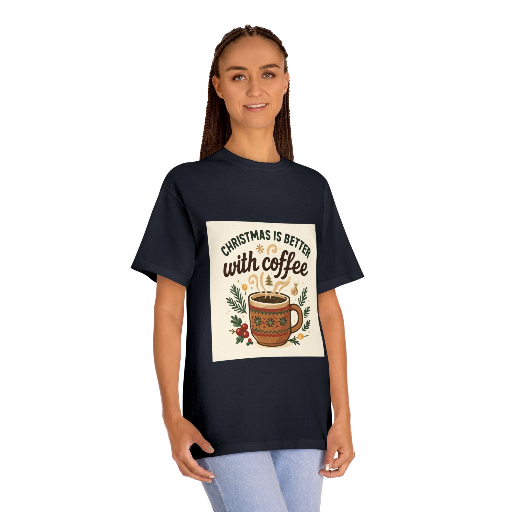 Unisex Classic Tee customizer with Christmas message