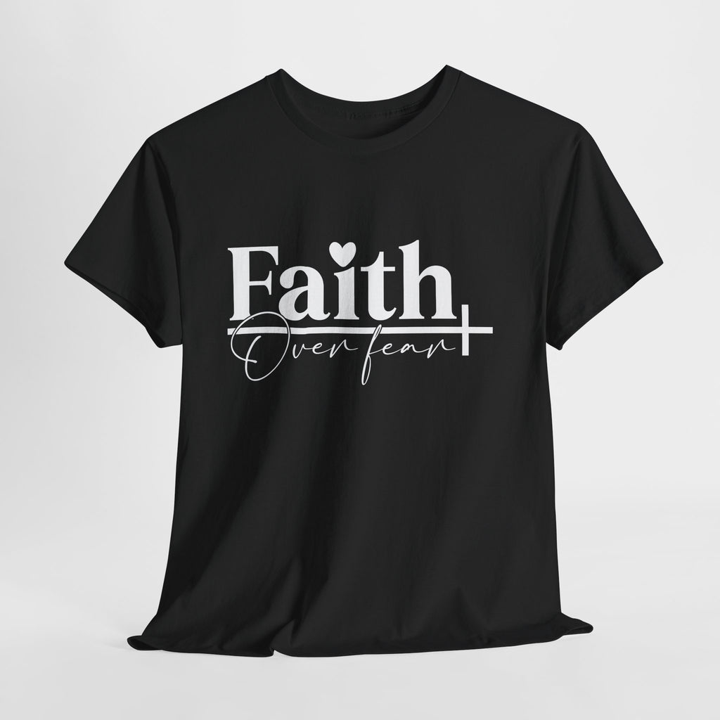 Unisex Inspirational message Faith Over Fear t-Shirt