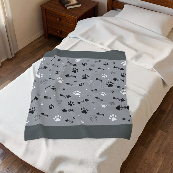 Velveteen Plush  Soft Cozy Throw Blanket